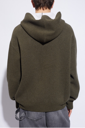 LOEWE asymmetric button-up cardigan - SchaferandweinerShops